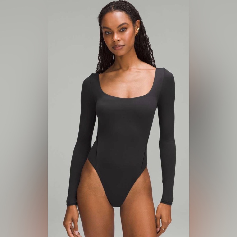 NWT Lululemon Wundermost Square Neck Long Sleeve Bodysuit